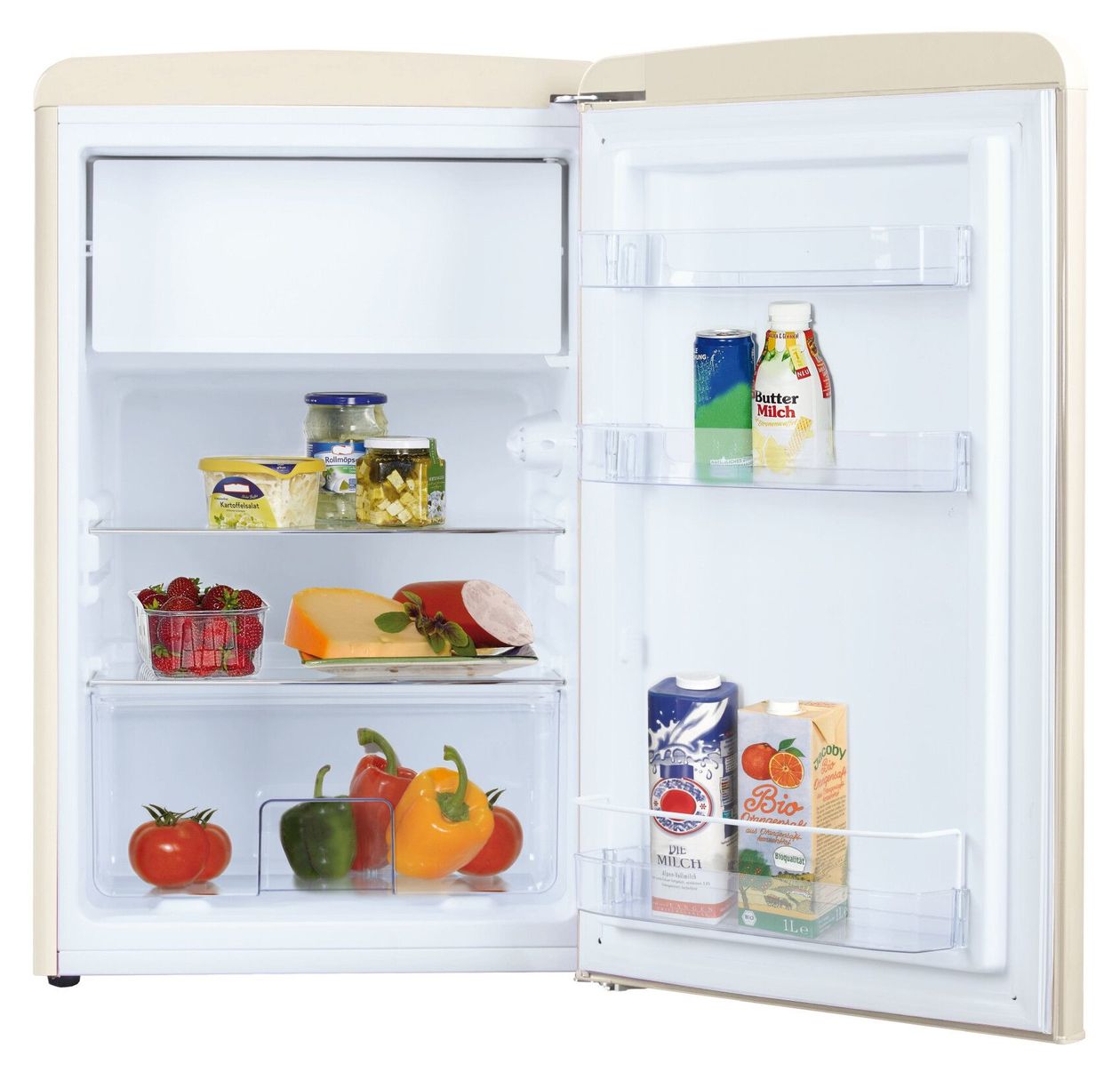 KSR361160B 108 l / 95 l Tischkühlschrank EEK: D 37 kWh Jahr  (Beige) 