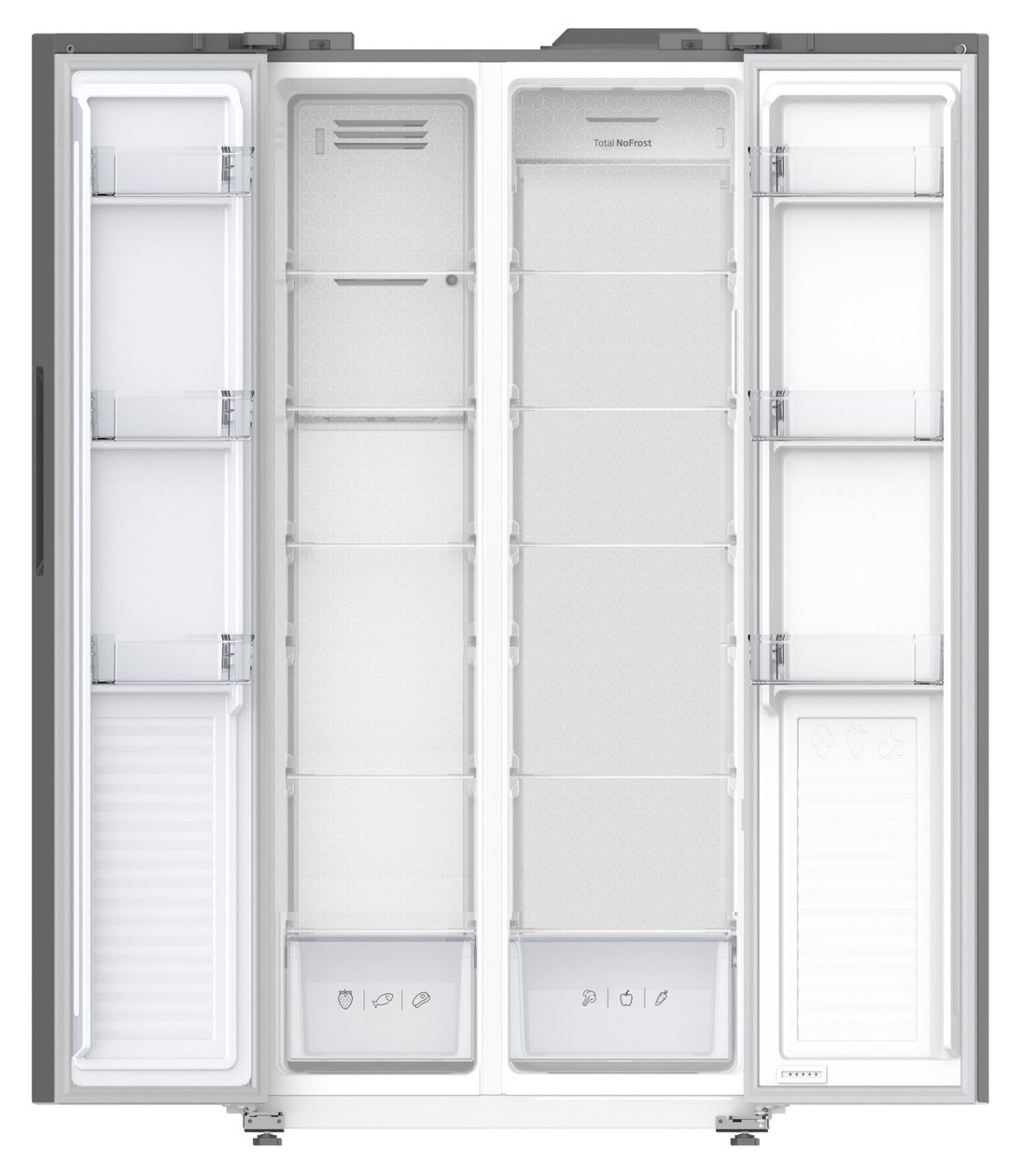 SBSN397100E Side-by-Side Kühl-/ Gefrierkombination 261 l / 169 l 285,07 kWh NoFrost 1763 mm x 839 mm  (Edelstahl) 