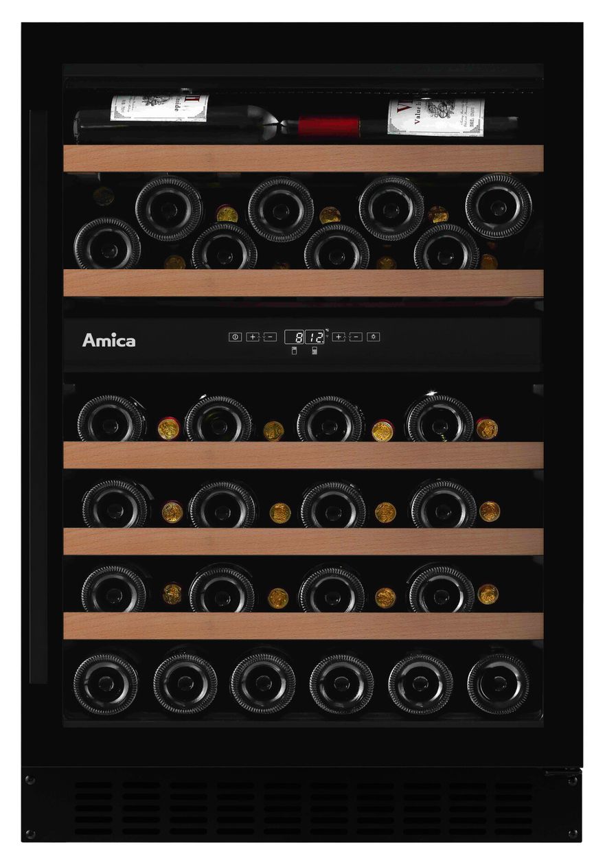 WK341118S Weinkühler Freistehend EEK: F 2 Zonen 52 Flasche(n) 