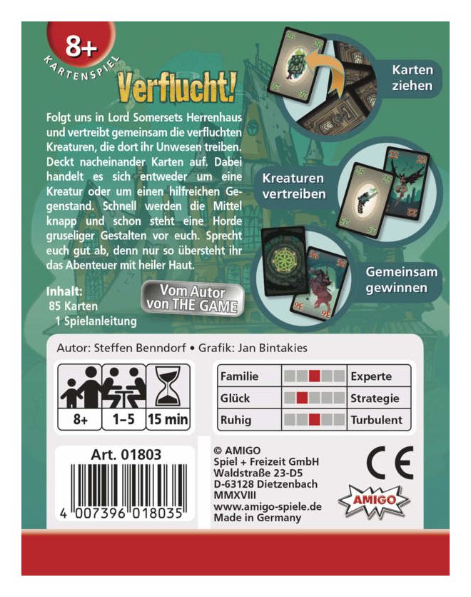 01803 Verflucht! Kartenspiel bis zu 5 Spielern ab 8 Jahr(e) 