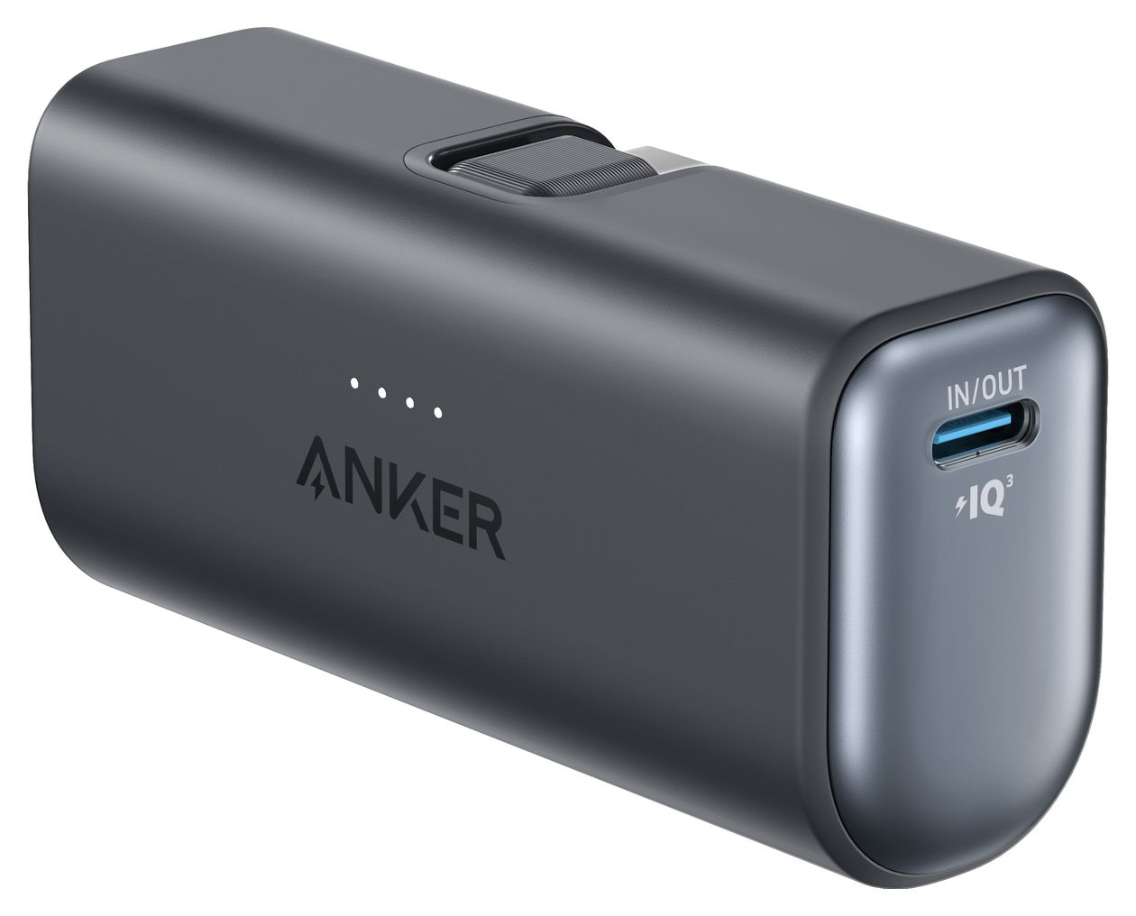 Nano 5000 mAh Powerbank USB Typ-C  (Schwarz) 