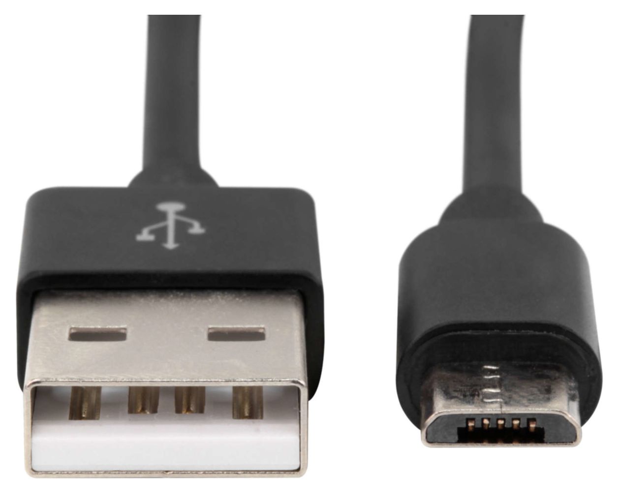 1700-0077 0,48 Gbit/s Stecker USB A auf Micro-USB B 0,2 m  (Schwarz) 