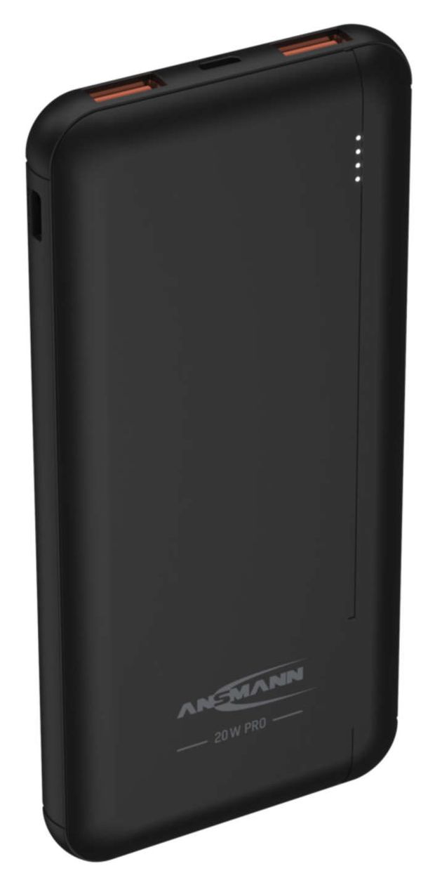PB320PD 10000 mAh Powerbank Micro-USB + USB Type-C  (Schwarz) 