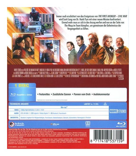 Ant-Man and the Wasp (Blu-Ray) 