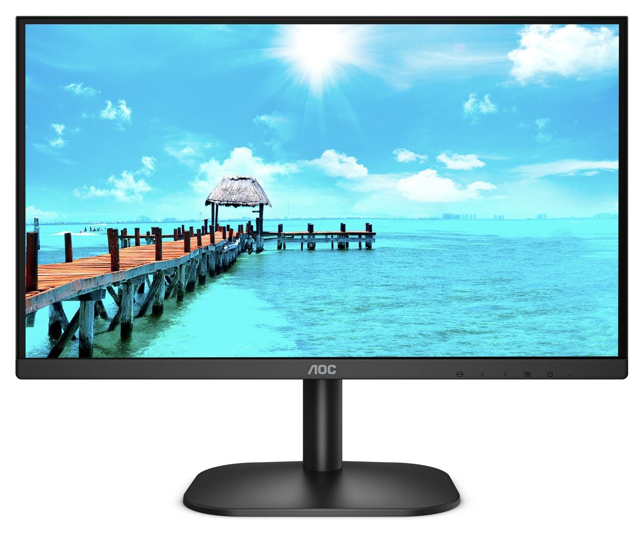 22B2H/EU Full HD Monitor 54,6 cm (21.5 Zoll) 16:9 4 ms 250 cd/m²  (Schwarz) 