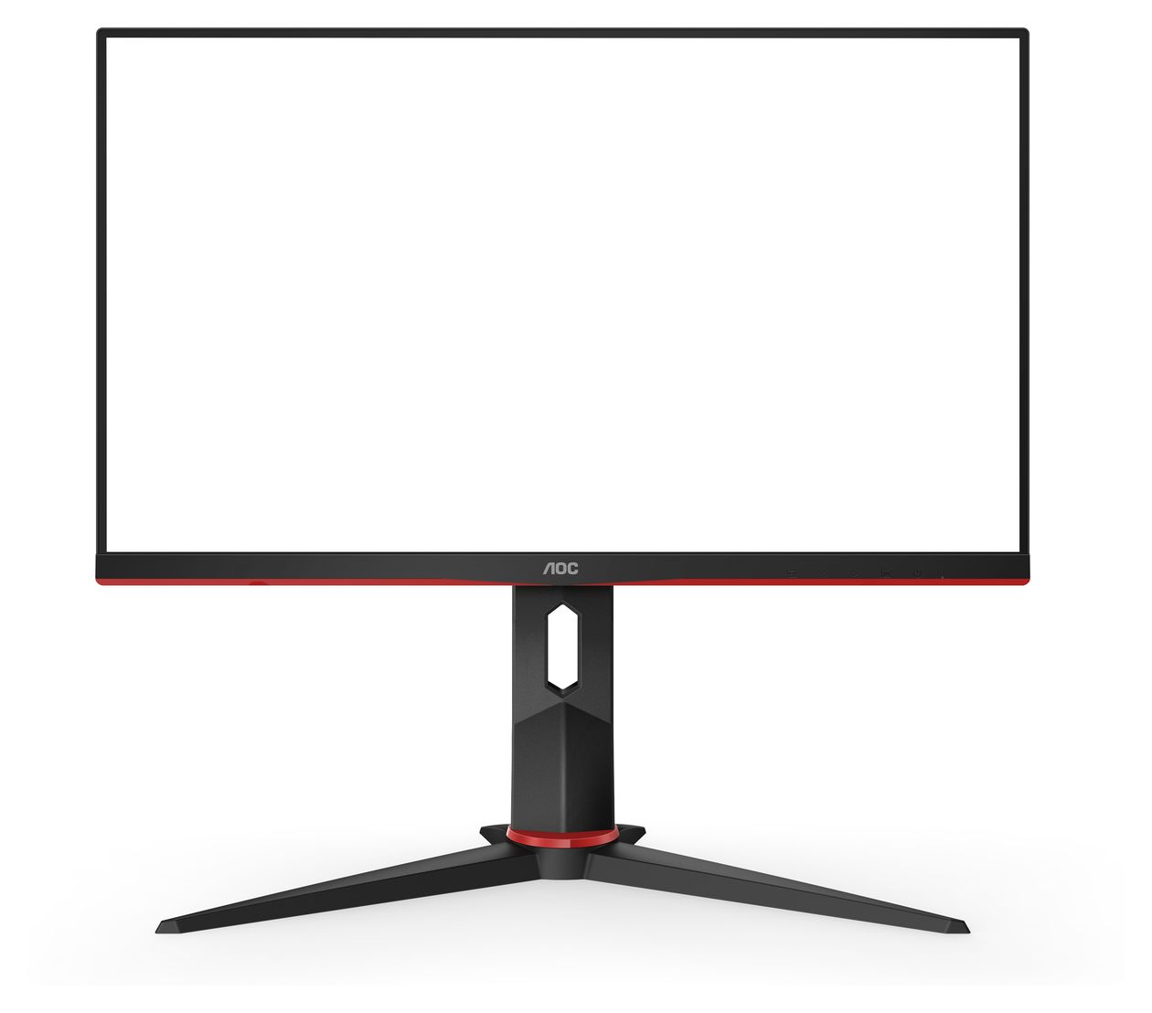 24G2SPU/BK Full HD Monitor 60,5 cm (23.8 Zoll) 16:9 4 ms 300 cd/m²  (Schwarz, Rot) 