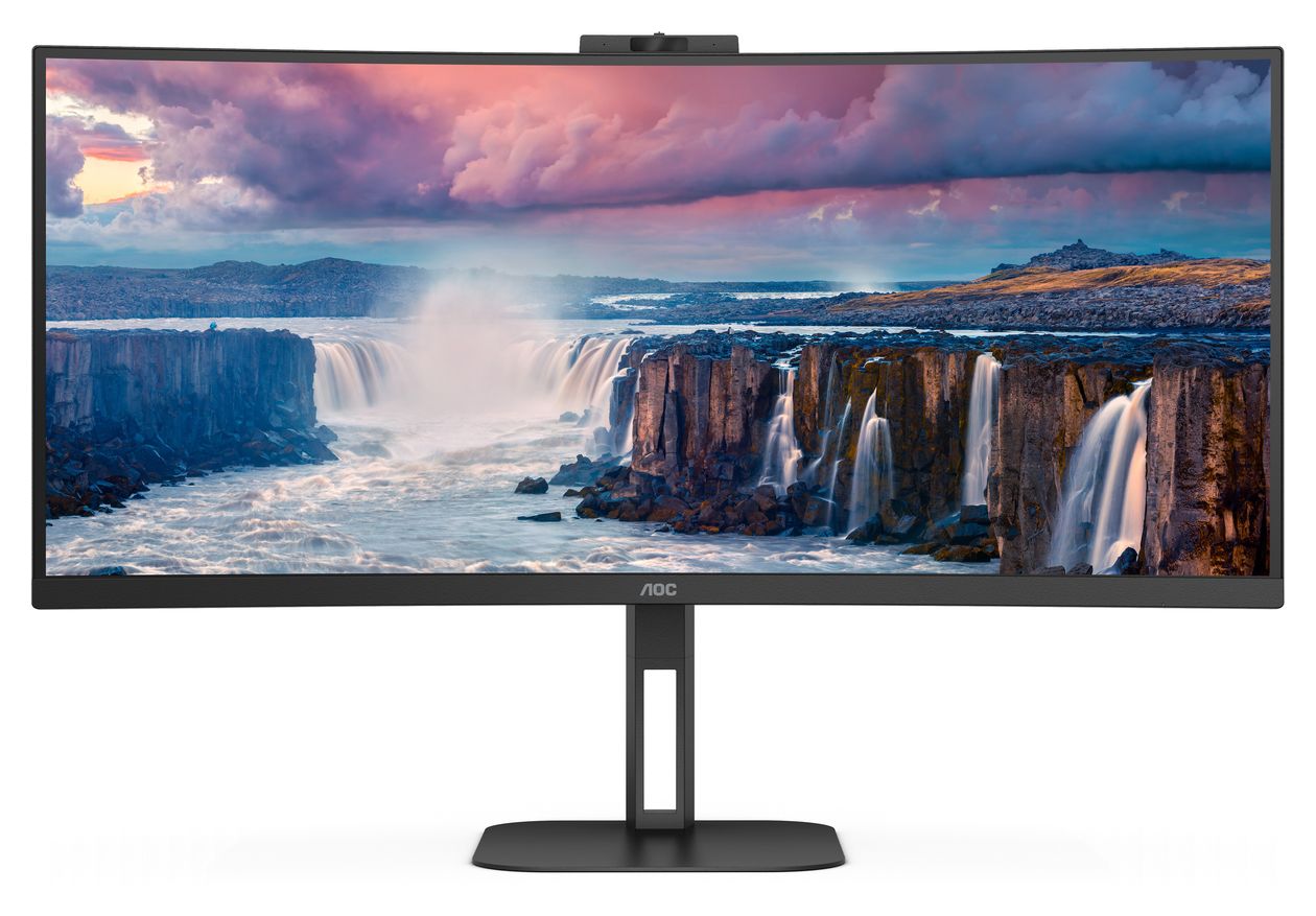 CU34V5CW/BK Quad HD Monitor 86,4 cm (34 Zoll) 21:9 4 ms 300 cd/m²  (Schwarz) 