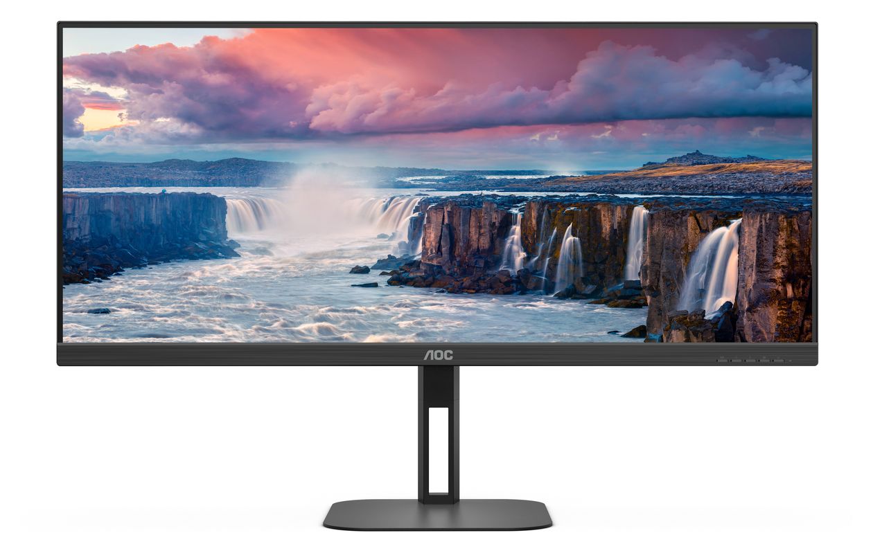 U34V5C/BK Quad HD Monitor 86,4 cm (34 Zoll) 21:9 4 ms 300 cd/m²  (Schwarz) 