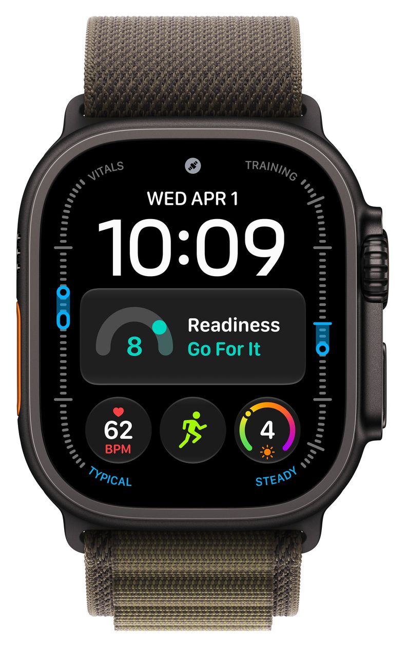 49 mm Alpine Loop Dunkeloliv – Large – Titan Schwarz 