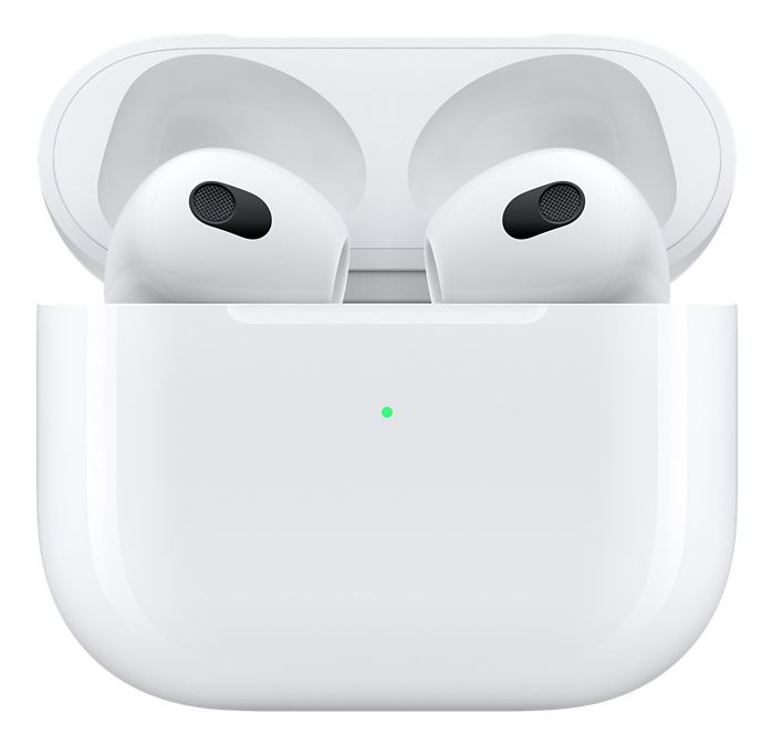 AirPods (3.Gen) In-Ear Bluetooth Kopfhörer kabellos 6 h Laufzeit IPX4  (Weiß) 