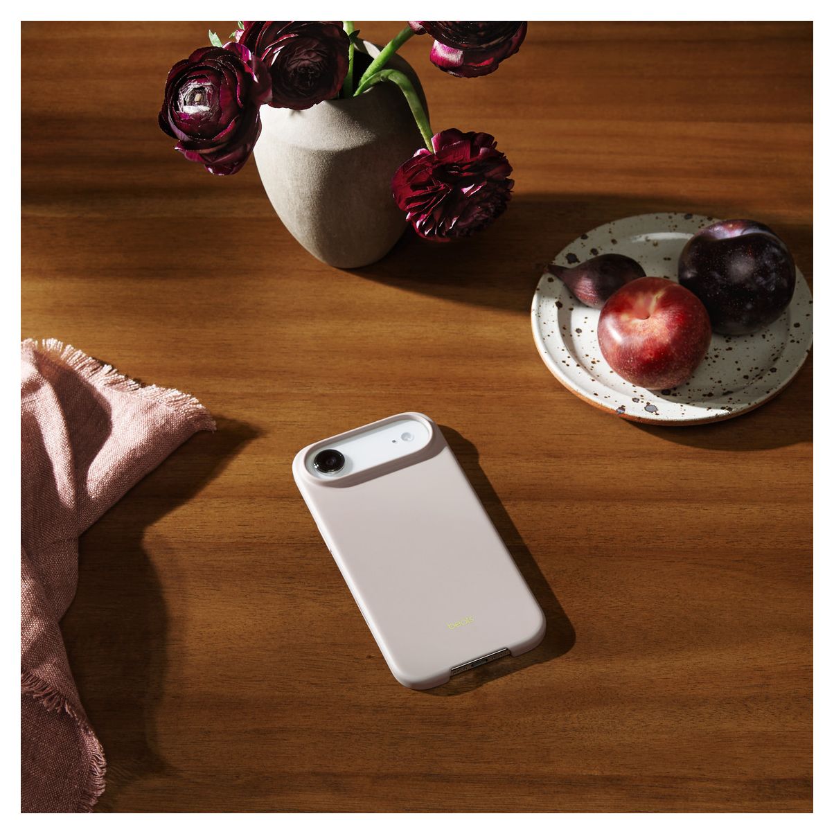 Beats Case mit MagSafe Cover für Apple iPhone Air  (Limette, Steinfarbe) 