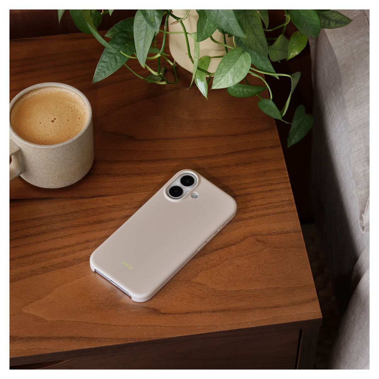 Beats Case mit MagSafe Cover für Apple iPhone 17  (Limette, Steinfarbe) 