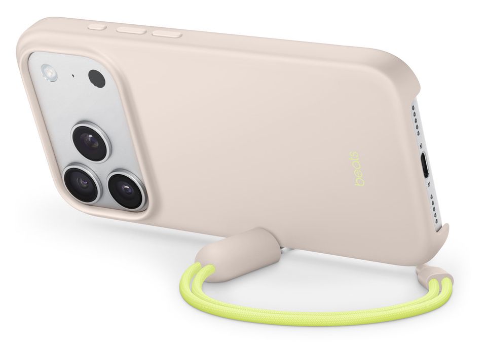 Beats Kickstand Case mit MagSafe Cover für Apple iPhone 17 Pro  (Limette, Steinfarbe) 