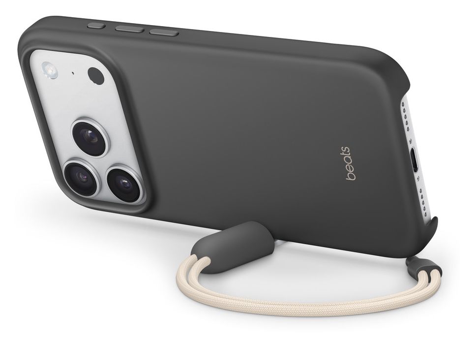 Beats Kickstand Case mit MagSafe Cover für Apple iPhone 17 Pro  (Granit, Grau) 