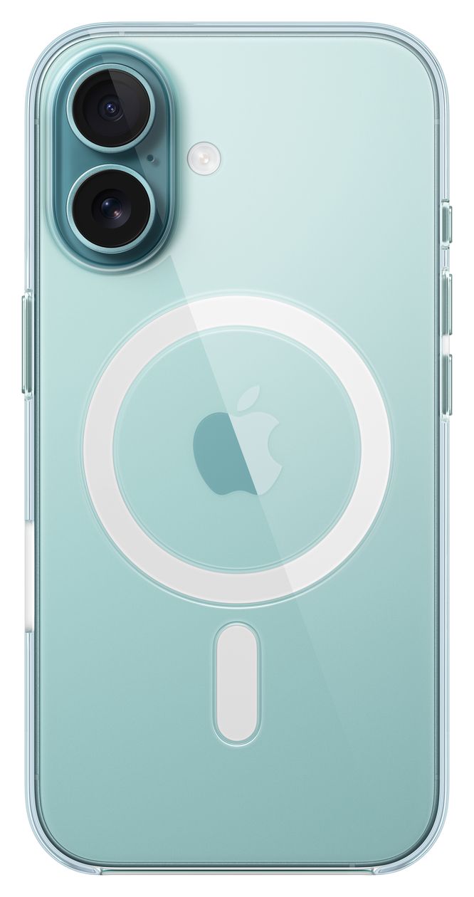 Clear Case mit MagSafe Cover für Apple iPhone 16  (Transparent) 