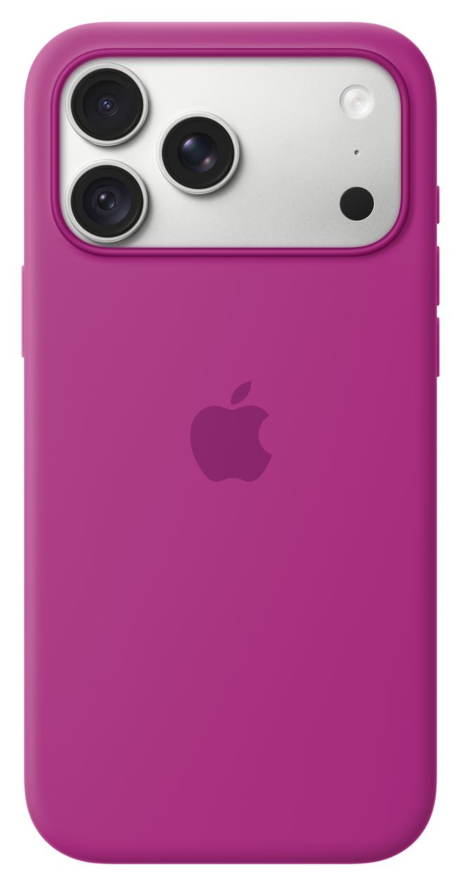 iPhone 18 Pro Max Silikon Case mit MagSafe - Magenta 