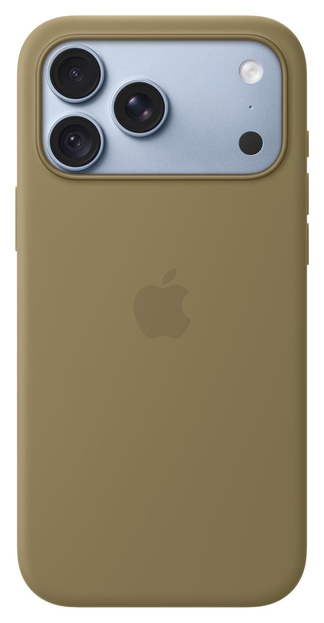 iPhone 18 Pro Max Silikon Case mit MagSafe - Oliv 