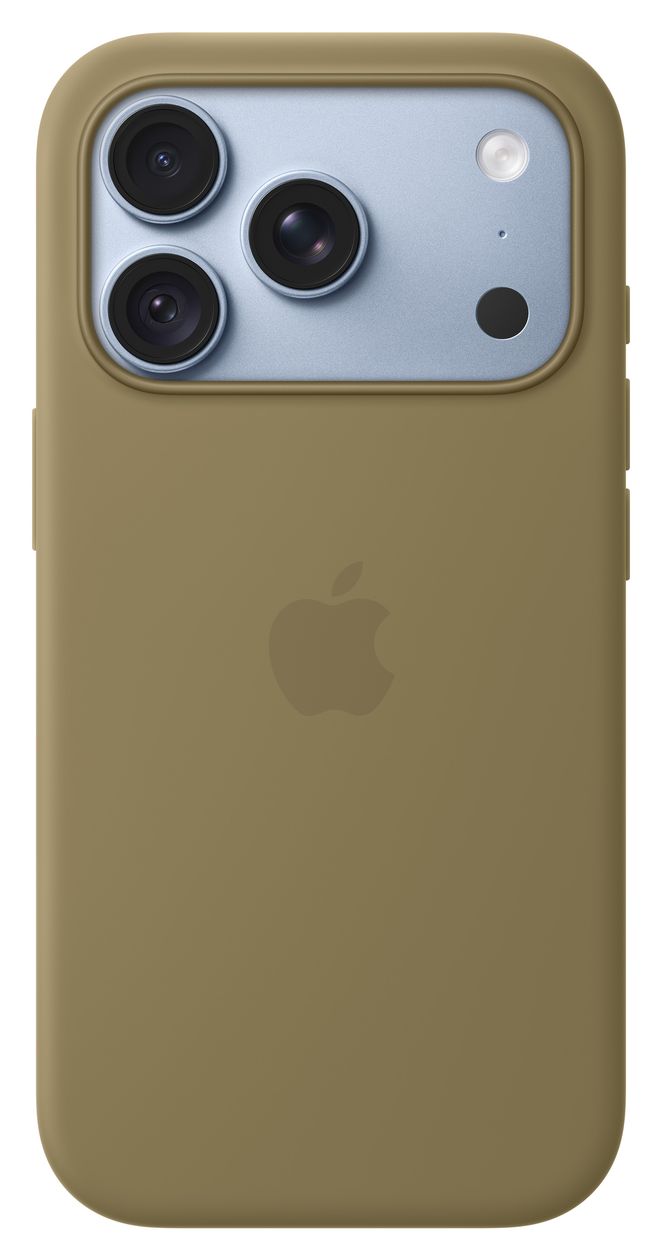 iPhone 18 Pro Silikon Case mit MagSafe - Oliv 