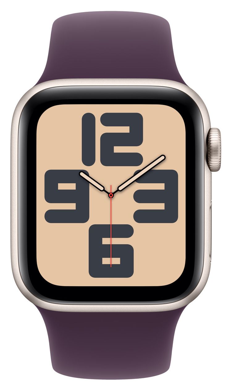 MAX74ZM/A Armband S/M Apple Watch Models 38mm, 40mm, 41mm (Pflaumenfarben, Pflaume) 