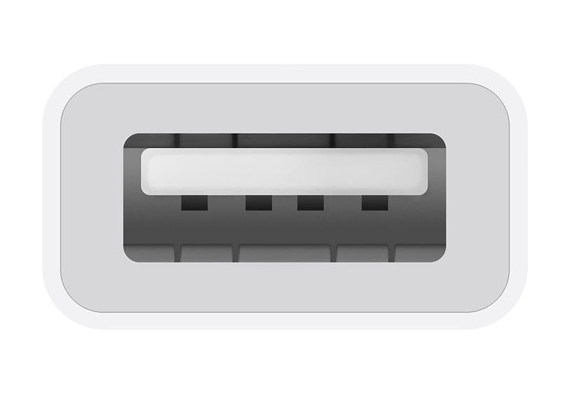 MW5L3ZM/A Stecker USB C auf USB A Buchse  (Weiß) 