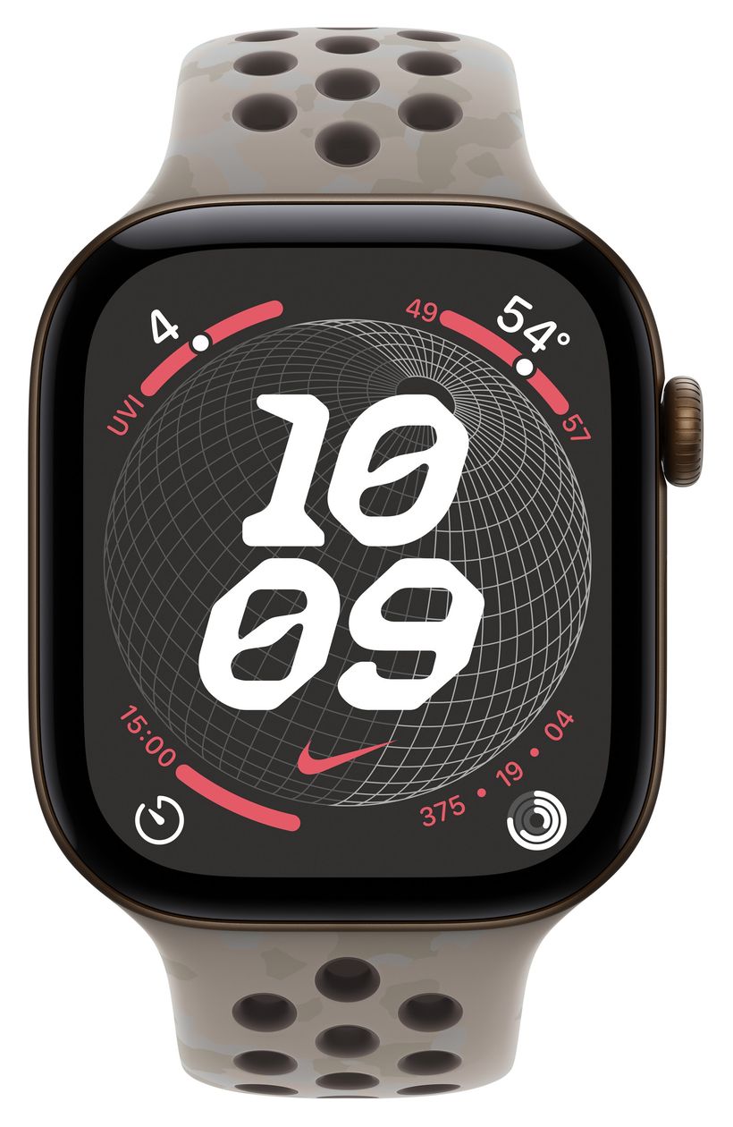 Nike Sportarmband Armband M/L Watch 44mm/45mm/46mm/49mm  (Grau) 