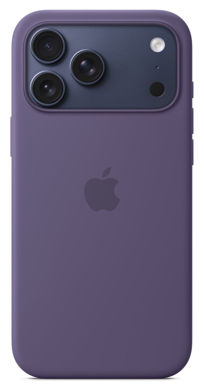 Silikon Case mit MagSafe Cover für Apple iPhone 17 Pro Max  (Violett) 