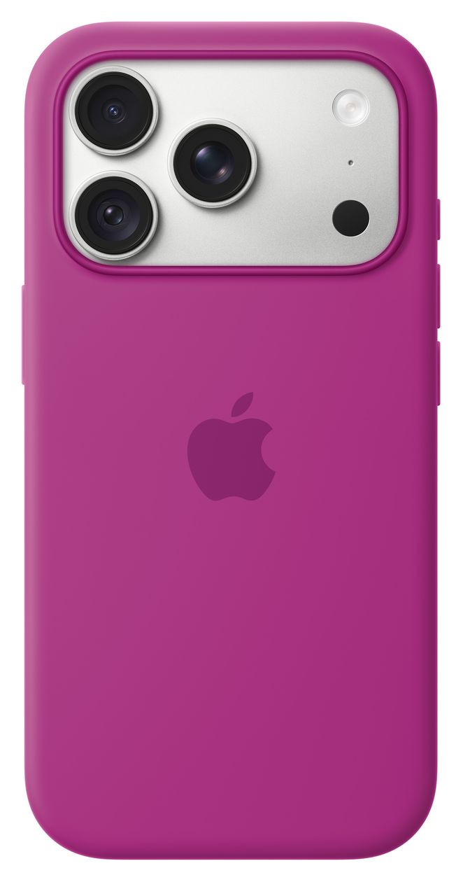 Silikon Case mit MagSafe Cover für Apple iPhone 18 Pro  (Magenta) 