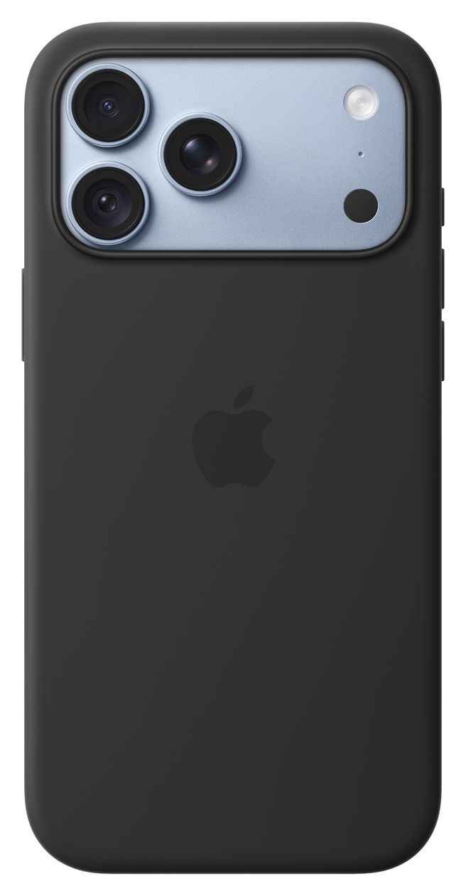 Silikon Case mit MagSafe Cover für Apple iPhone 18 Pro Max  (Schwarz) 