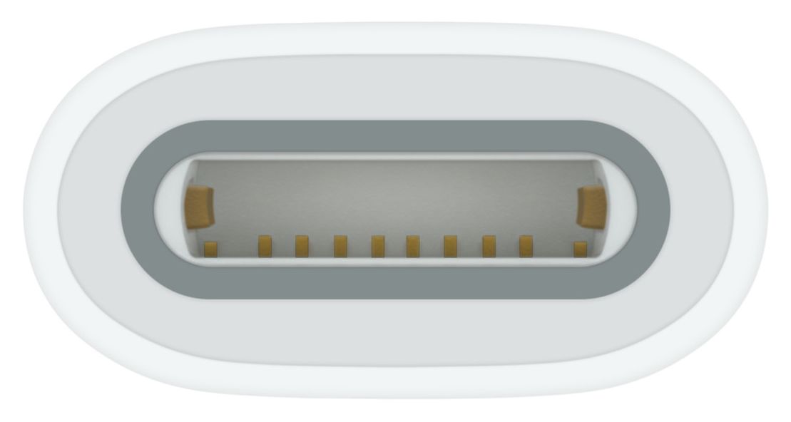 USB-C auf Pencil Adapter iPad 10.Gen  (Weiß) 