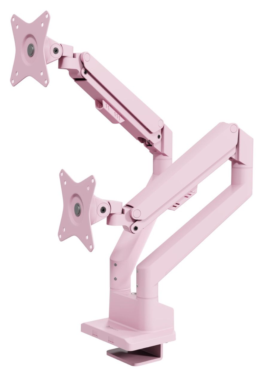 Alzare Neo Duo Monitorarm bis 18 kg  (Pink) 