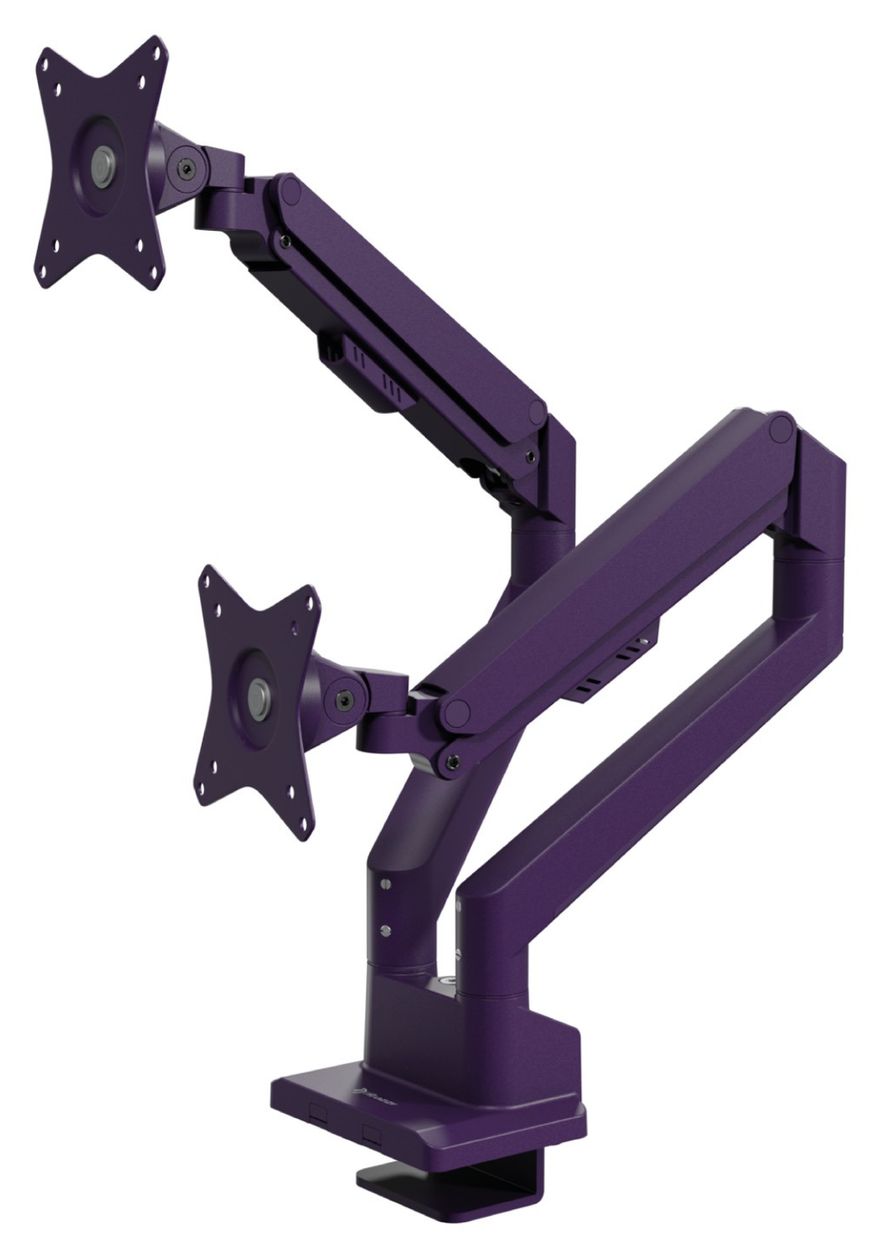 Alzare Neo Duo Monitorarm bis 18 kg  (Violett) 