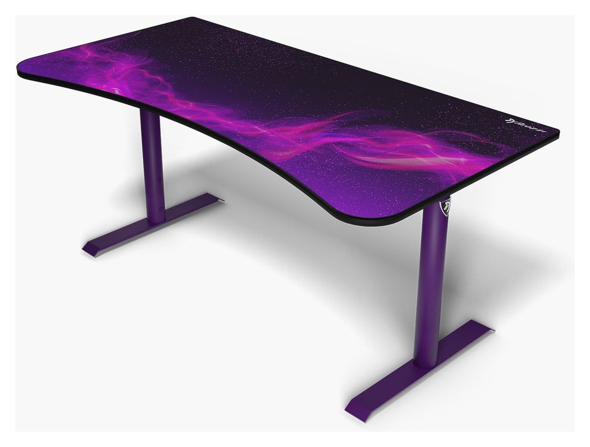 Arena Gamingtisch bis 80 kg  (Schwarz/Violett) 