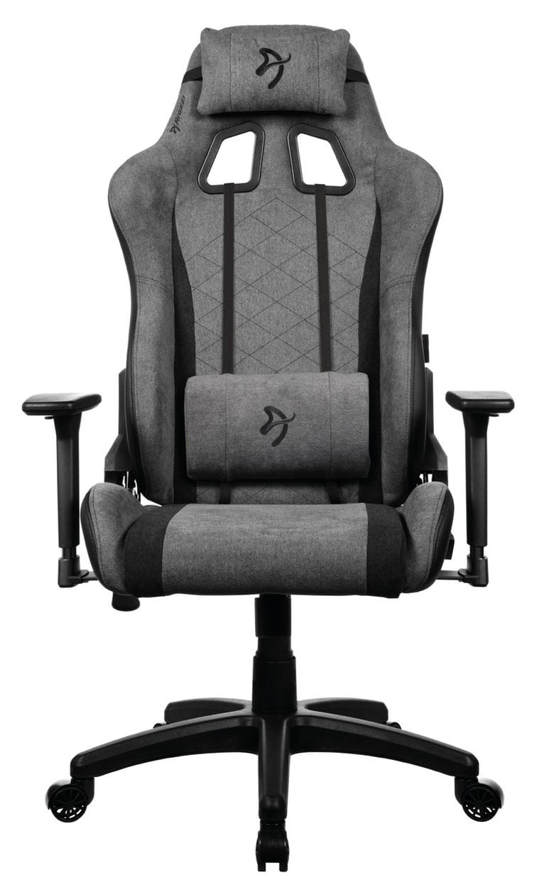 Avanti Soft Fabric Gamingstuhl bis 120 kg (Grau) 