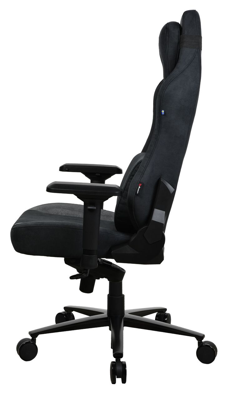 Fabric Gaming Chair Vernazza Supersoft Black 