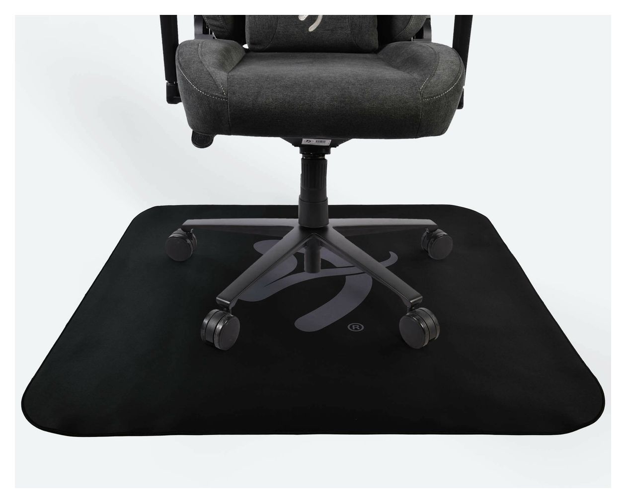 Tona Bodenschutzmatte Stuhlmatte  (Schwarz, Grau) 