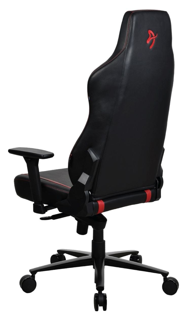Vernazza SoftPU Gamingstuhl bis 145 kg (Schwarz/Rot) 