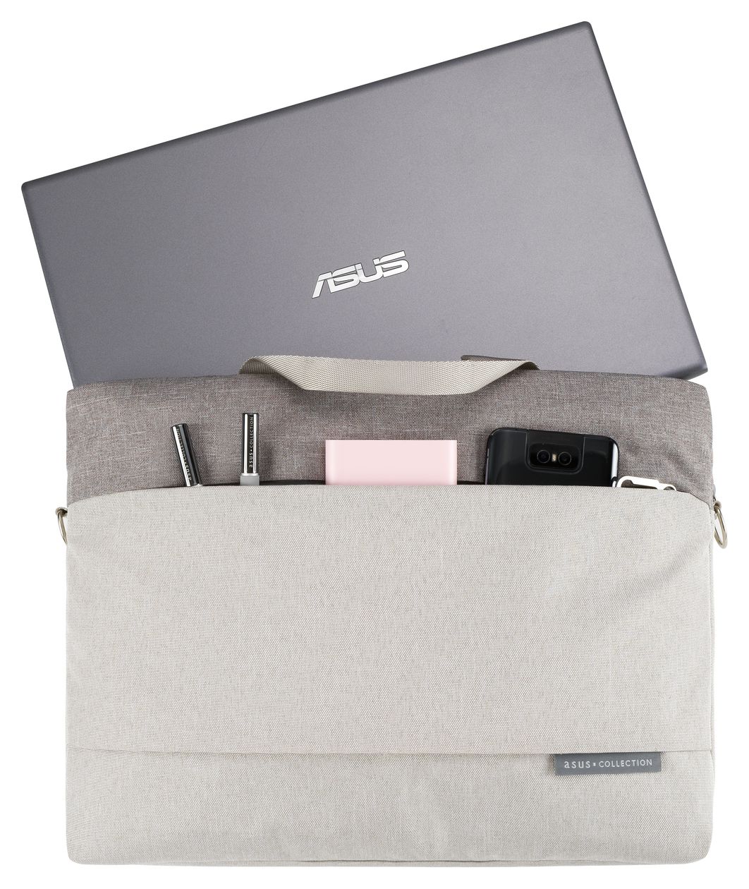 EOS 2 Umhängetasche bis 39,6 cm (15.6") (Grau) 