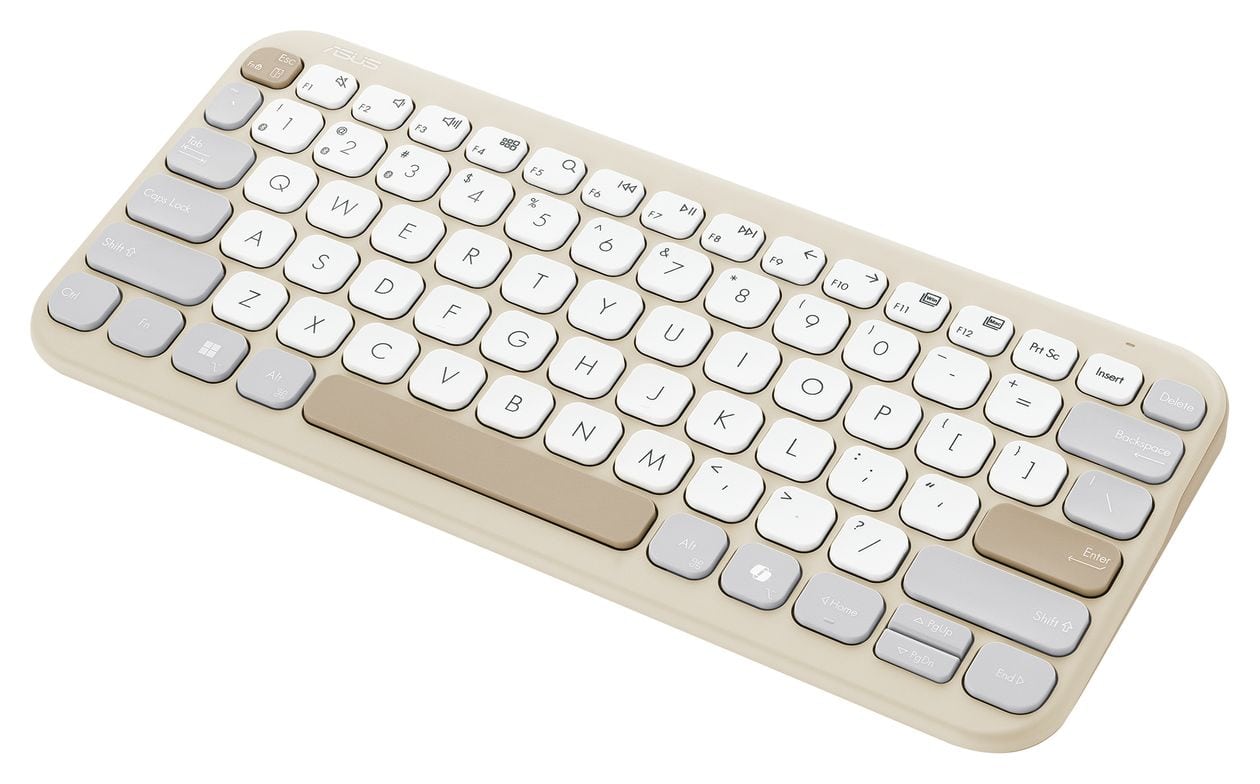 KW100 Home Tastatur Bluetooth  (Beige, Grau, Weiß) 