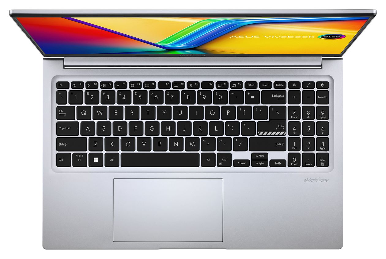 Vivobook 15 Oled X1505VA-MA921 2K Ultra HD Notebook 39,6 cm (15.6 Zoll) 2880 x 1620 Pixel 8 GB Ram 512 GB SSD Intel® Core™ i9 max. 5,4 GHz intern  (Silber) 