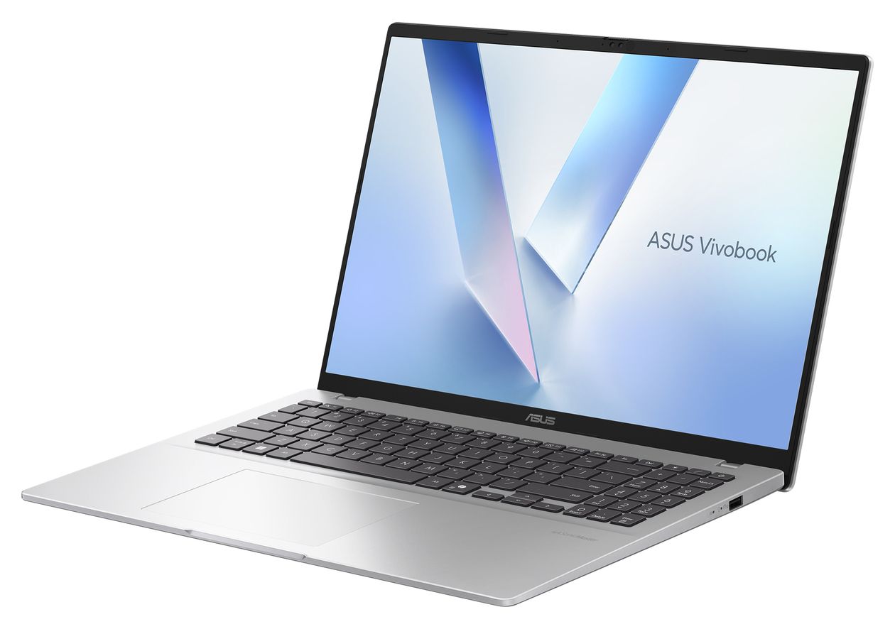 Vivobook M1607KA-MB172W Copilot+ PC WUXGA Notebook 40,6 cm (16 Zoll) 1920 x 1200 Pixel 1 TB SSD Windows 11 Home AMD Ryzen 5 max. 4,5 GHz  (Silber) 