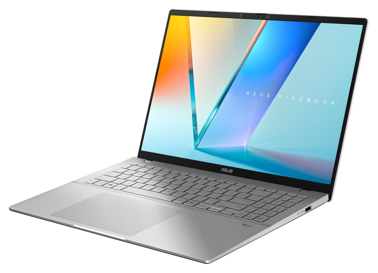 Vivobook S3607QA-PL011W WQXGA Notebook 40,6 cm (16 Zoll) 2560 x 1600 Pixel 1 TB SSD Windows 11 Home Qualcomm Snapdragon max. 3 GHz  (Silber) 