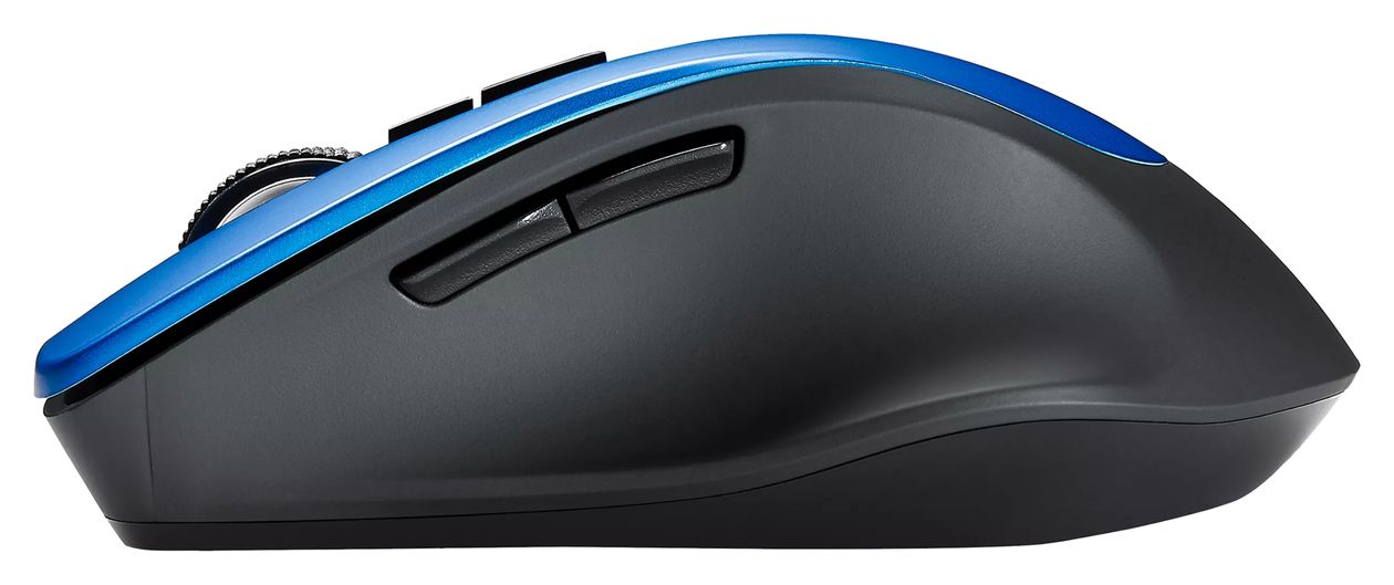 WT425 1600 DPI Büro Maus Optisch  (Schwarz, Blau) 