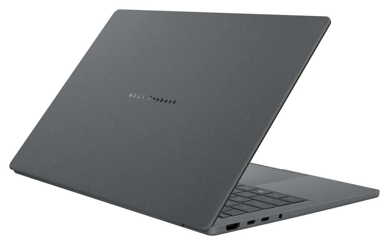 Zenbook A14 UX3407NA-QD140W WUXGA Notebook 35,6 cm (14 Zoll) 1920 x 1200 Pixel 32 GB Ram 1 TB SSD Windows 11 Home Qualcomm Snapdragon max. 4 GHz intern  (Grau) 