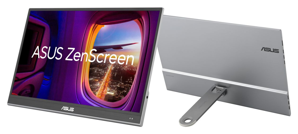 ZenScreen OLED MQ16AHE Full HD Monitor 39,6 cm (15.6 Zoll) 16:9 1 ms 400 cd/m²  (Silber) 
