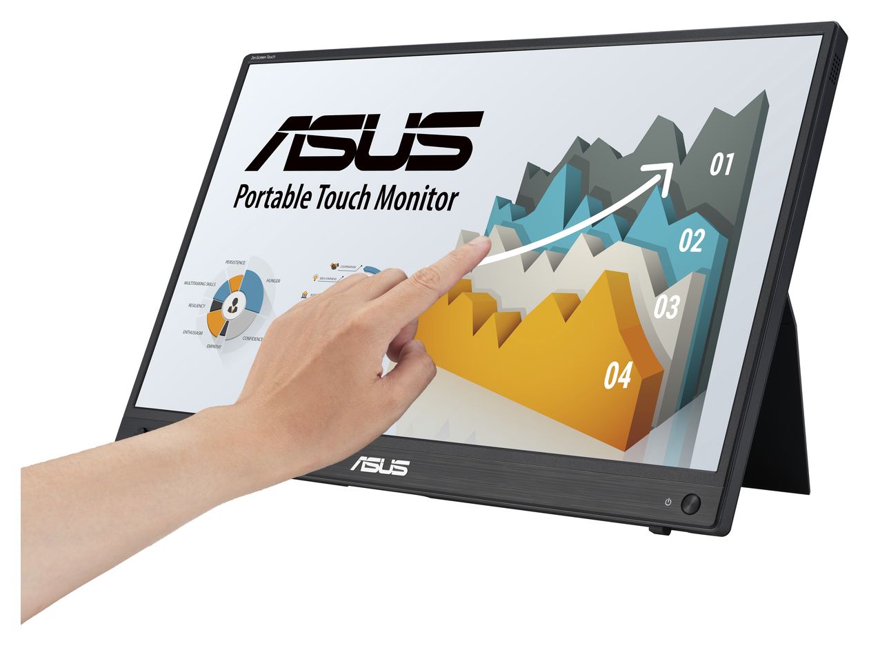ZenScreen Touch MB16AHT Full HD Monitor 39,6 cm (15.6 Zoll) 16:9 5 ms 250 cd/m²  (Schwarz) 
