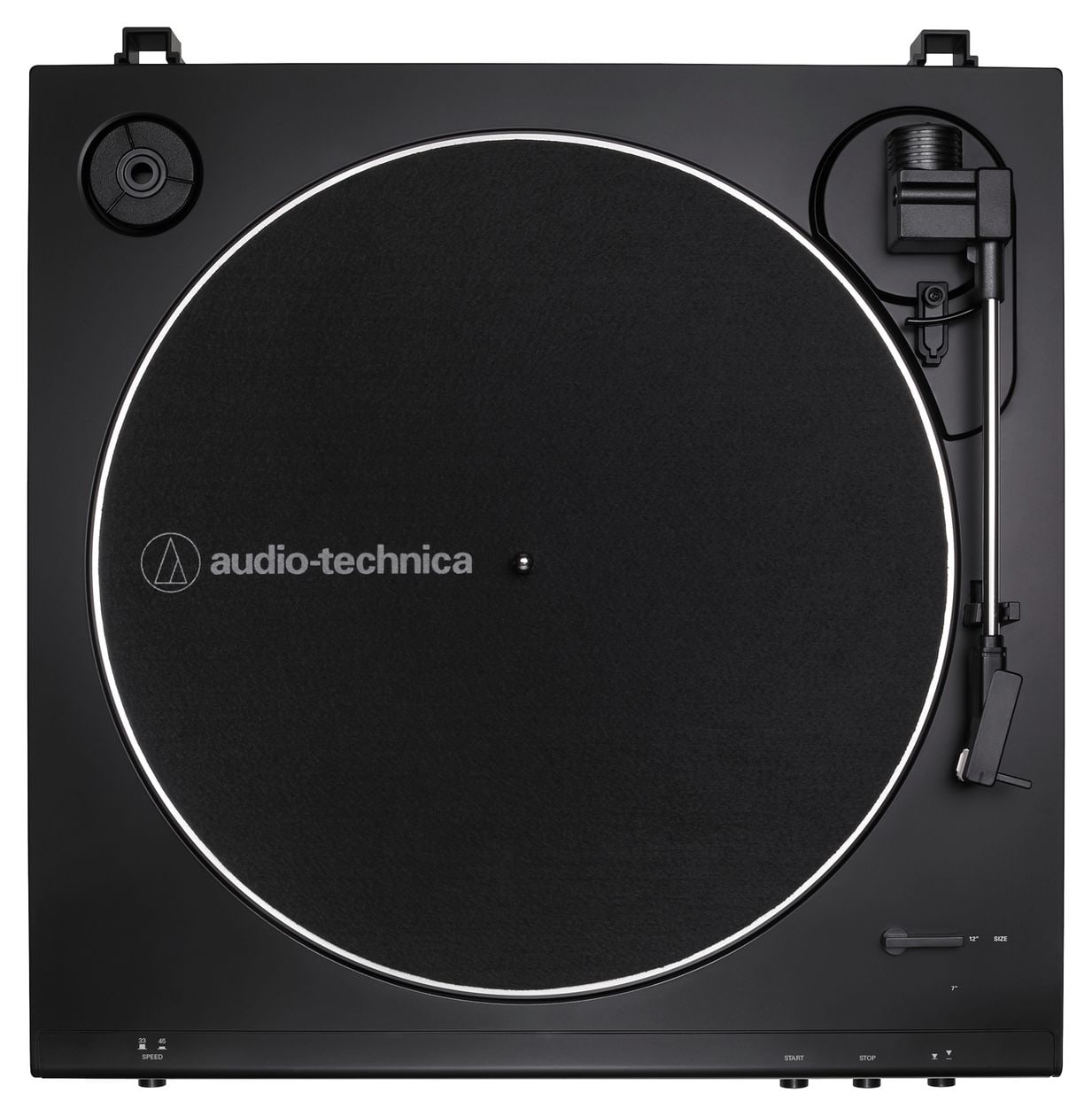 AT-LP60XUSB vollautomatischer Audio-Plattenspieler mit Riemenantrieb  (Grau, Metallisch) 