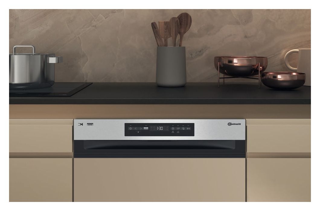 BKSV1PBM 60 cm Geschirrspüler teilintegriert (ohne Front) Sehr leise 15 Maßgedecke aquaStop Funktion ActiveDry 