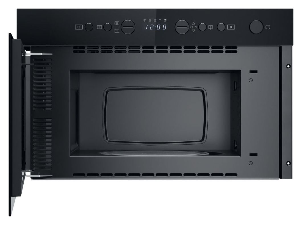 BMN14BK Einbau-Mikrowelle 750 W Größe: mittel 4 Stufen Grill (Schwarz) 