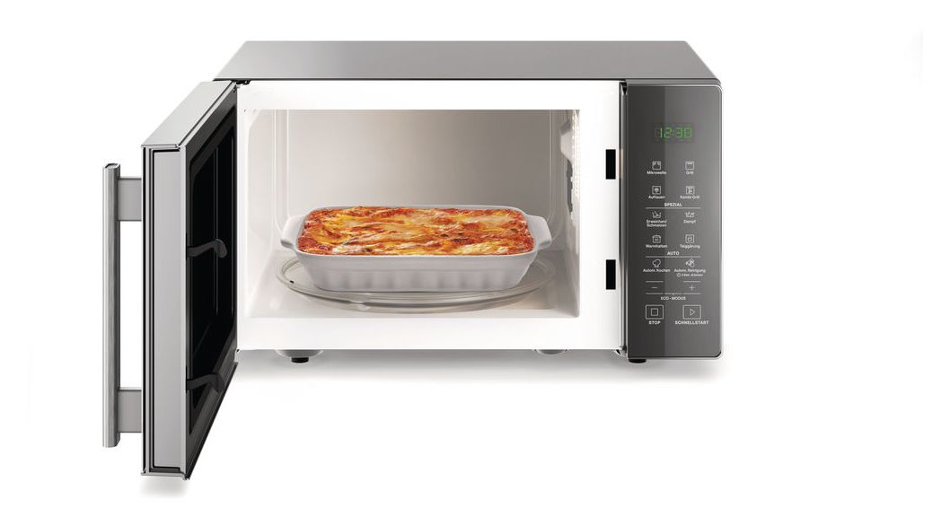 MW254SM Standgeräte Solo 900 W Größe: mittel 7 Stufen Dampfgaren Grill  (Schwarz) 