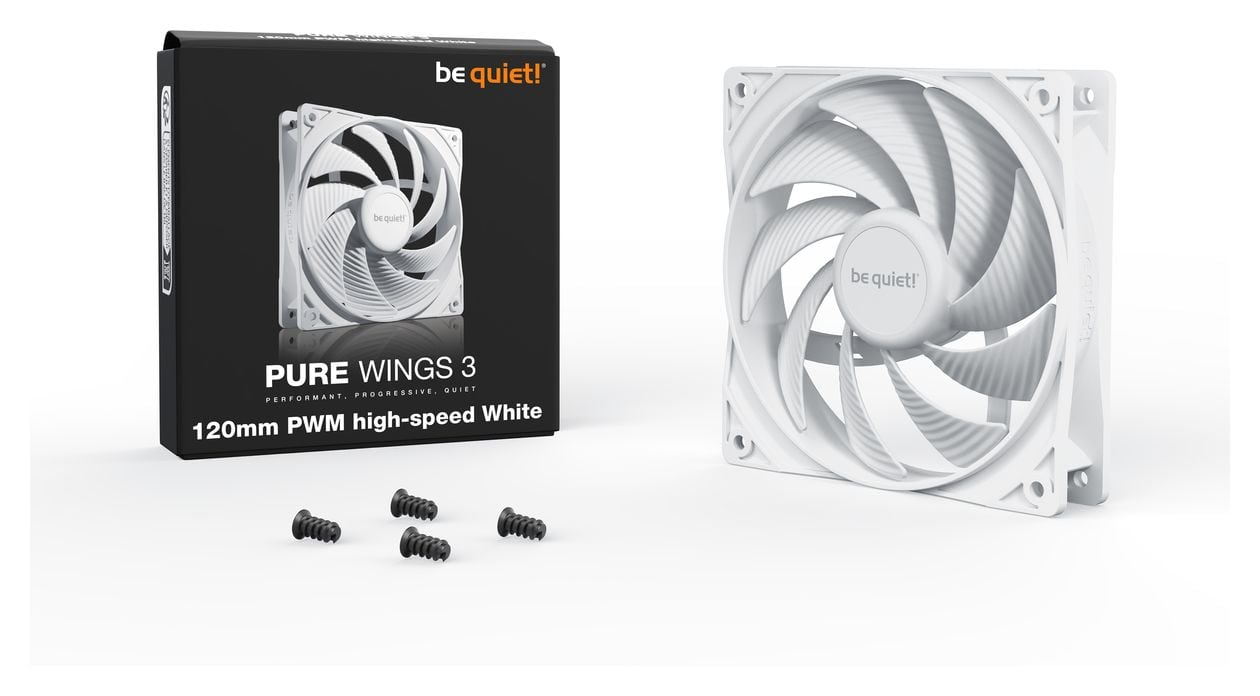 Pure Wings 3 120mm PWM high-speed White 